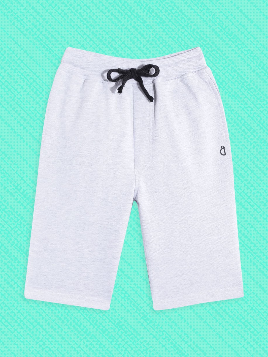 

Gini and Jony Boys Grey Melange Pure Cotton Shorts