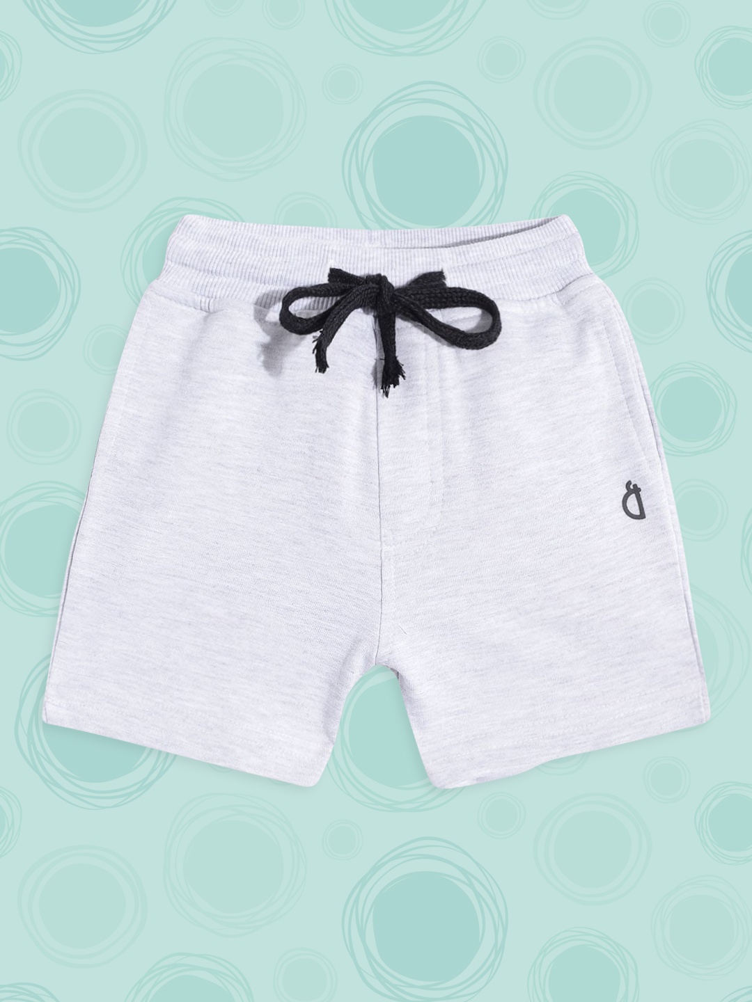 

Gini and Jony Boys Grey Melange Pure Cotton Shorts