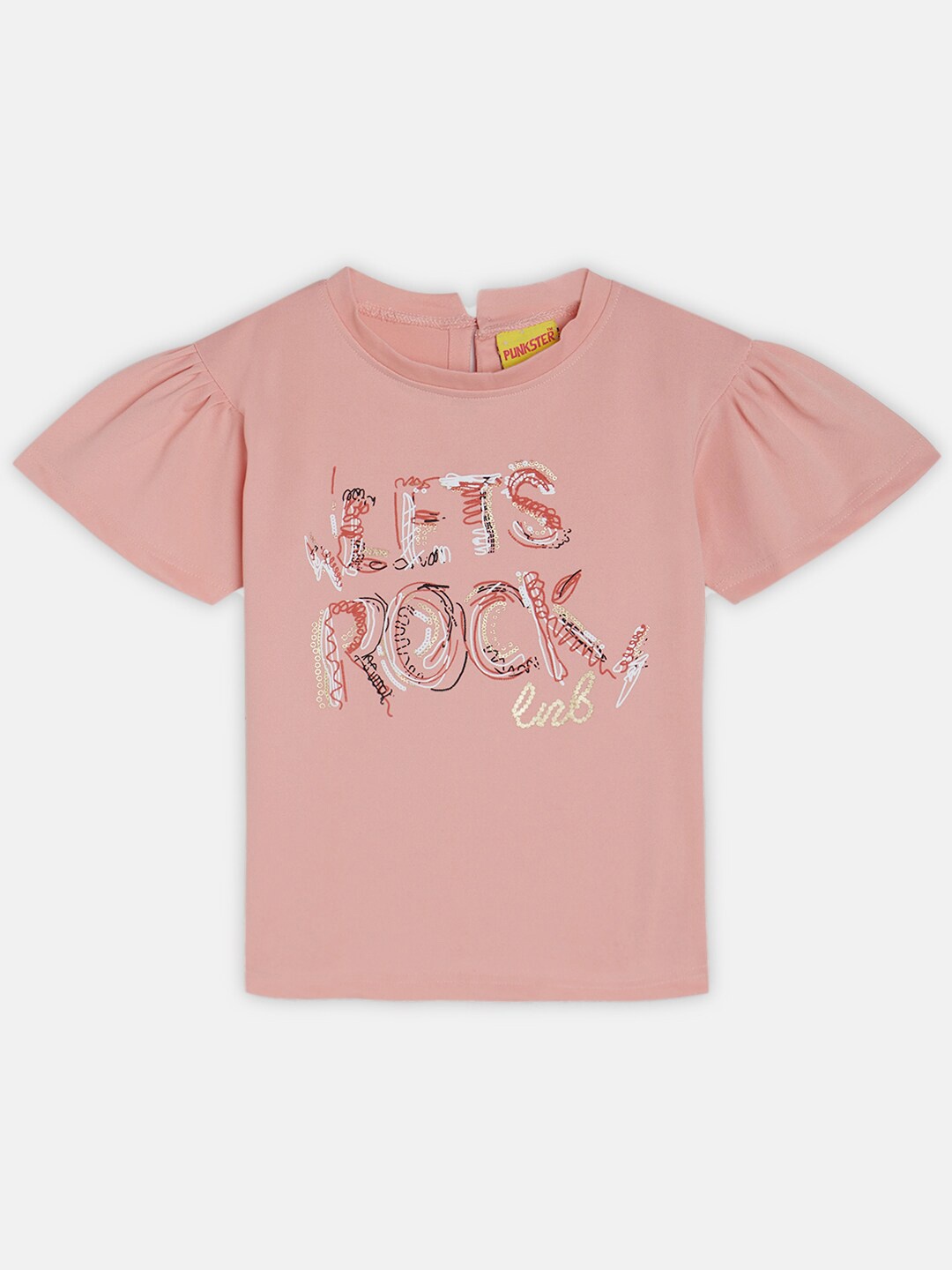 

Punkster Pink Printed Top