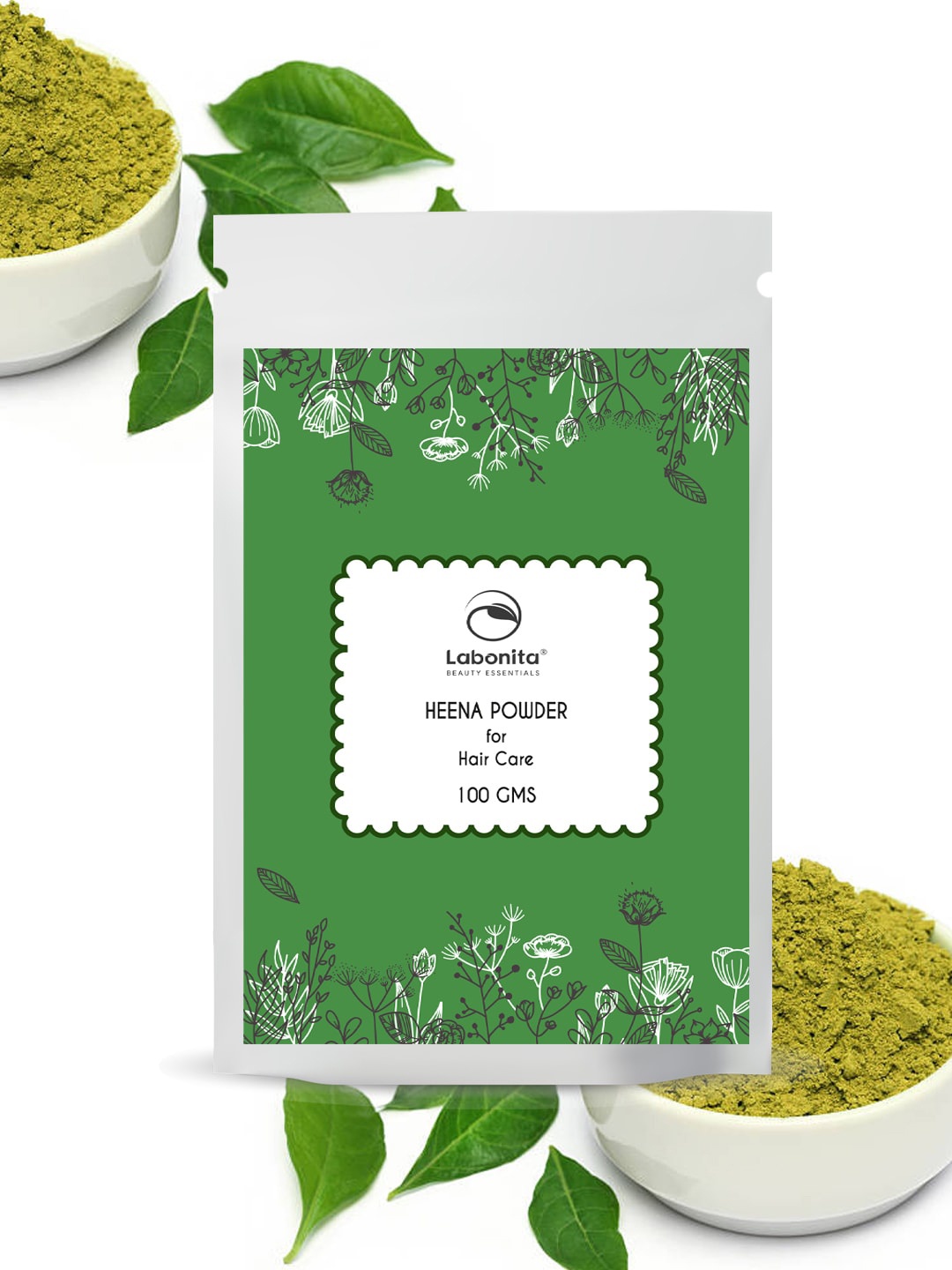 

Labonita Set of 3 Heena Powders for Hair Care - 100 g Each, Green