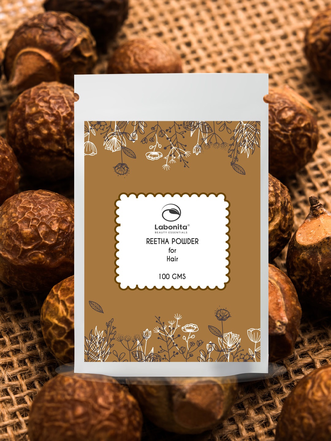 

Labonita Set of 3 Reetha Powder For Hair Care - 100 g Each, Brown