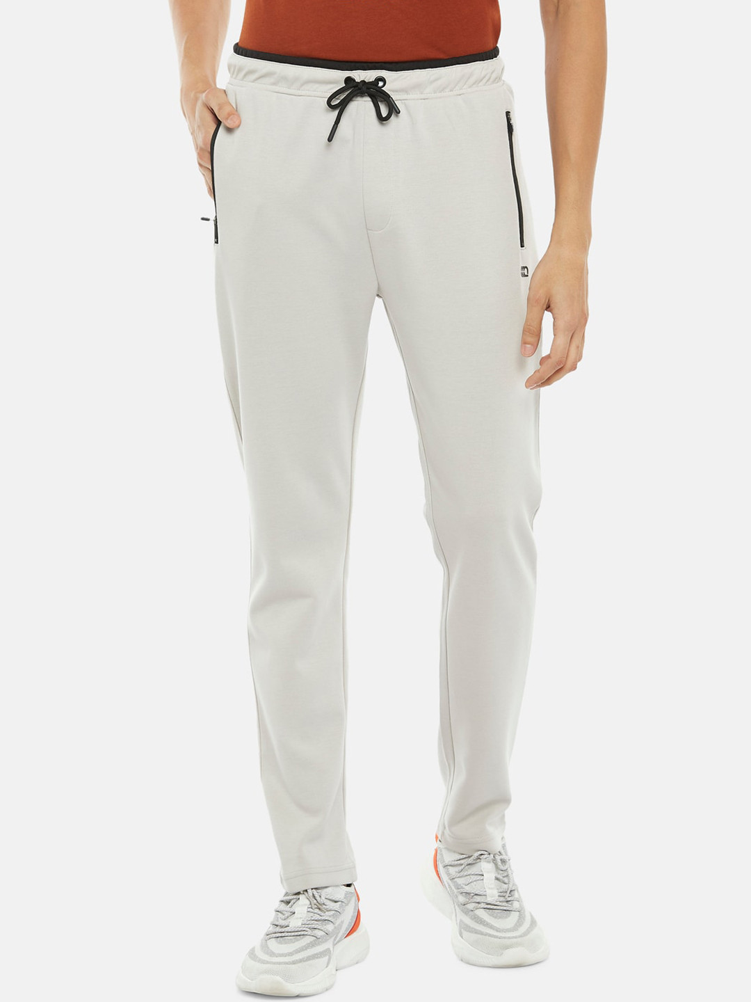 

Ajile by Pantaloons Men Grey Slim-Fit Track Pants