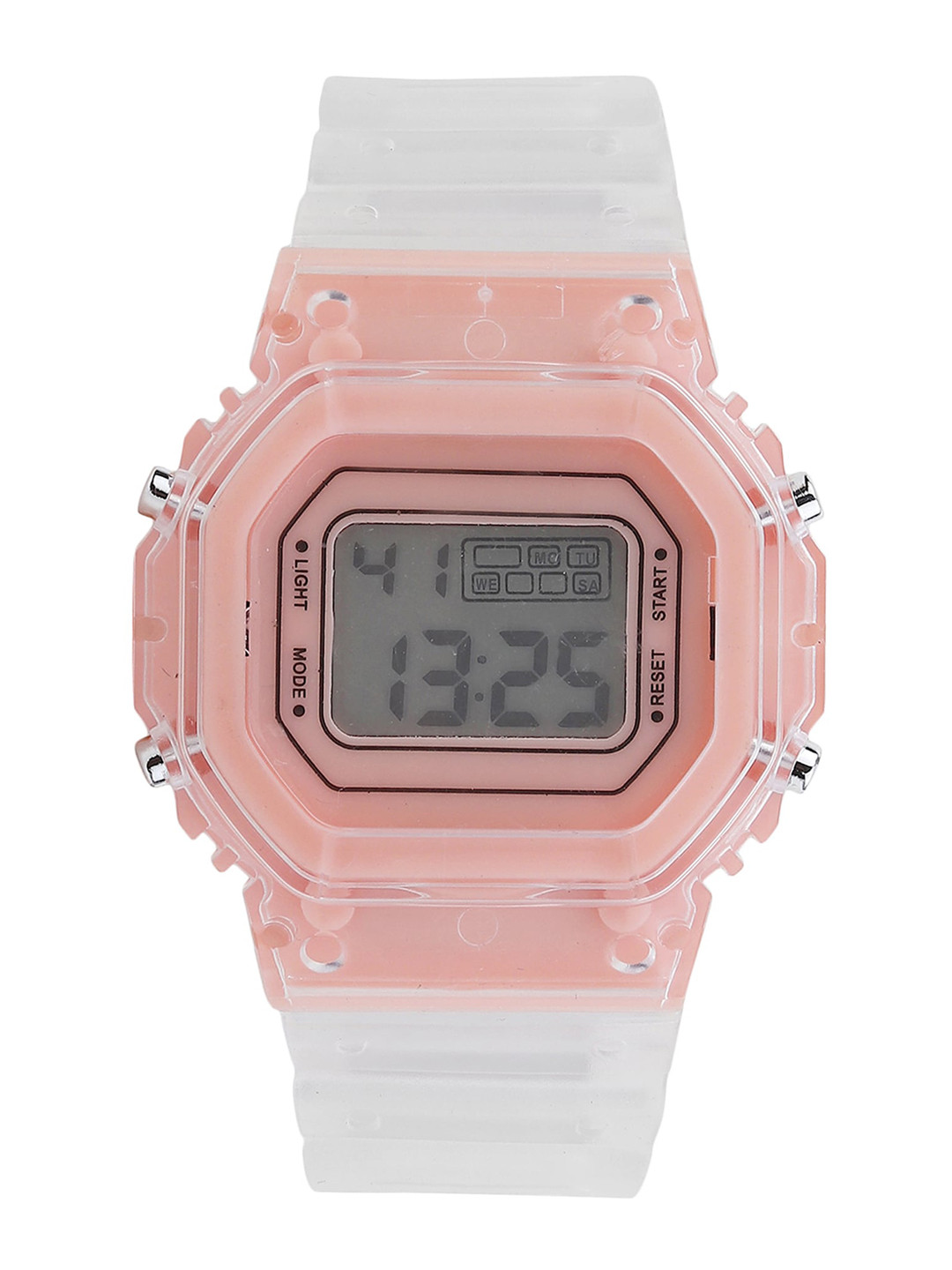 

Fantasy World Kids Orange Dial & White Straps Digital Multi Function Watch