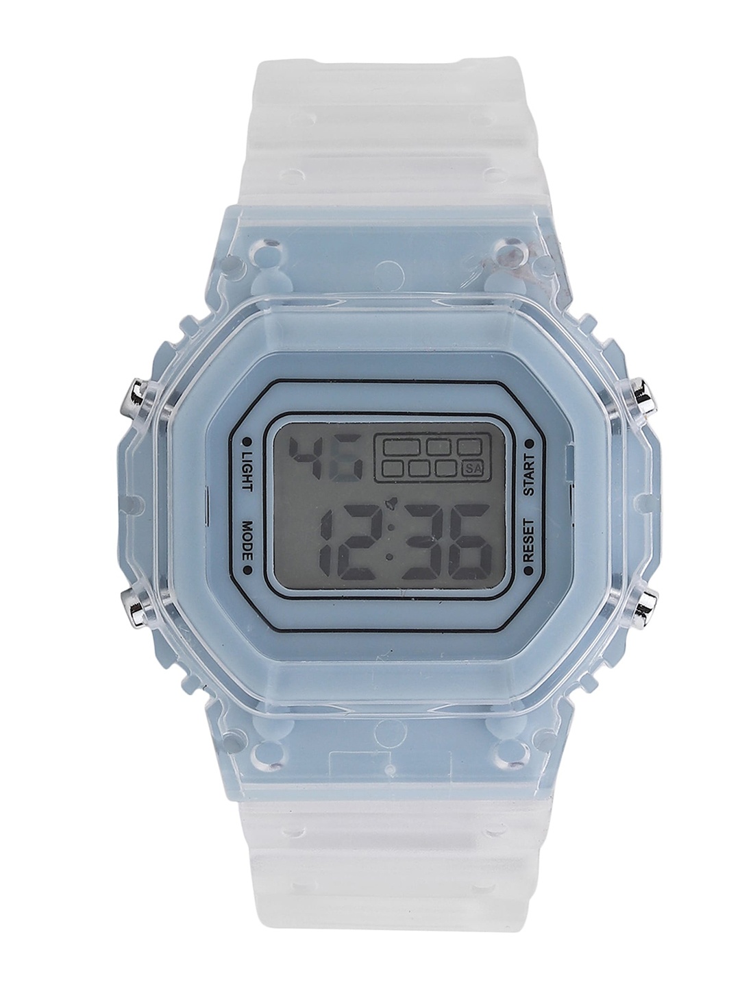 

Fantasy World Unisex Kids Black Dial & White Straps Digital Watch FW-YS-12-BL01