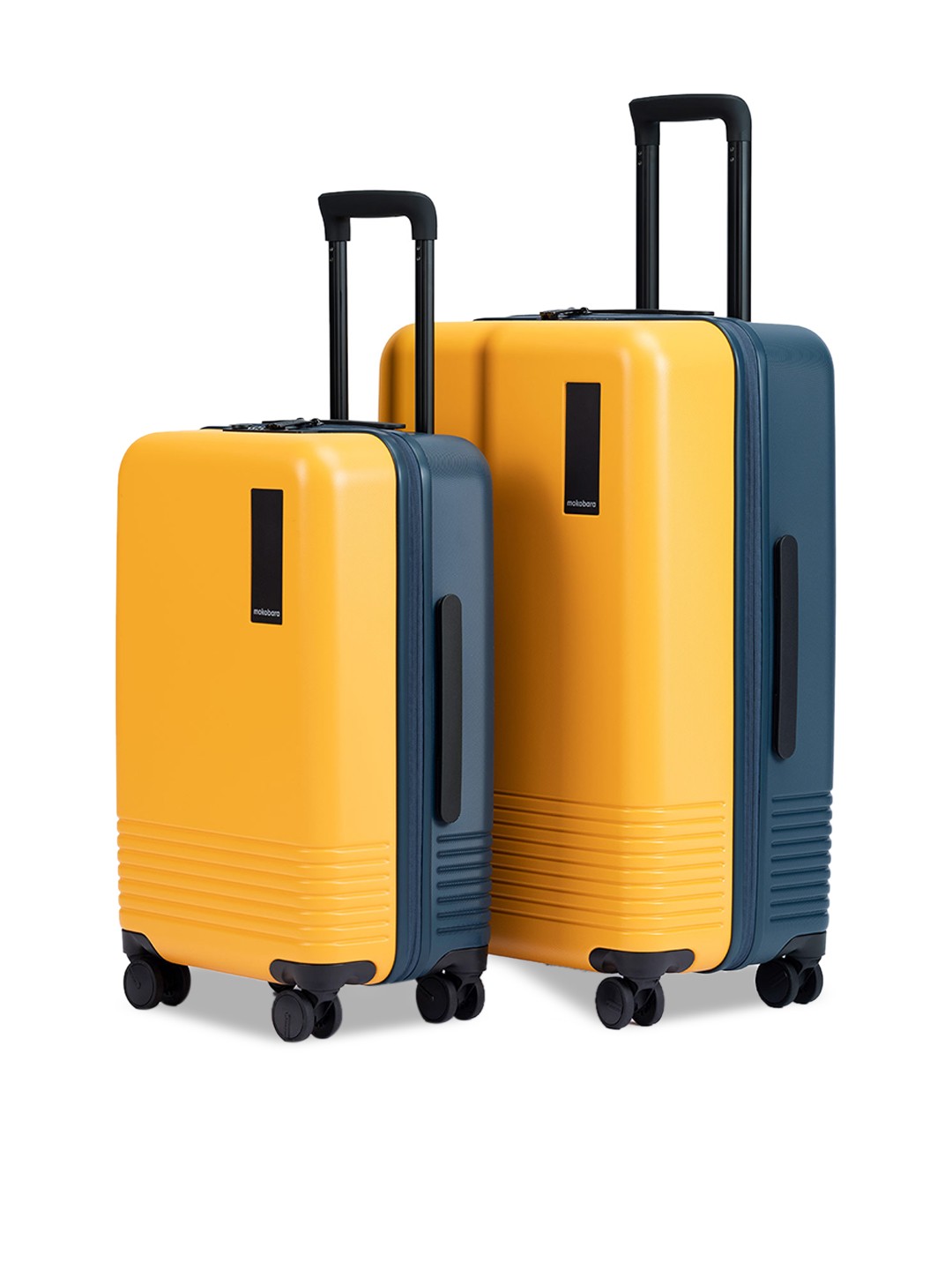 

MOKOBARA Set Of 2 Hard-Sided Trolley Suitcases, Blue