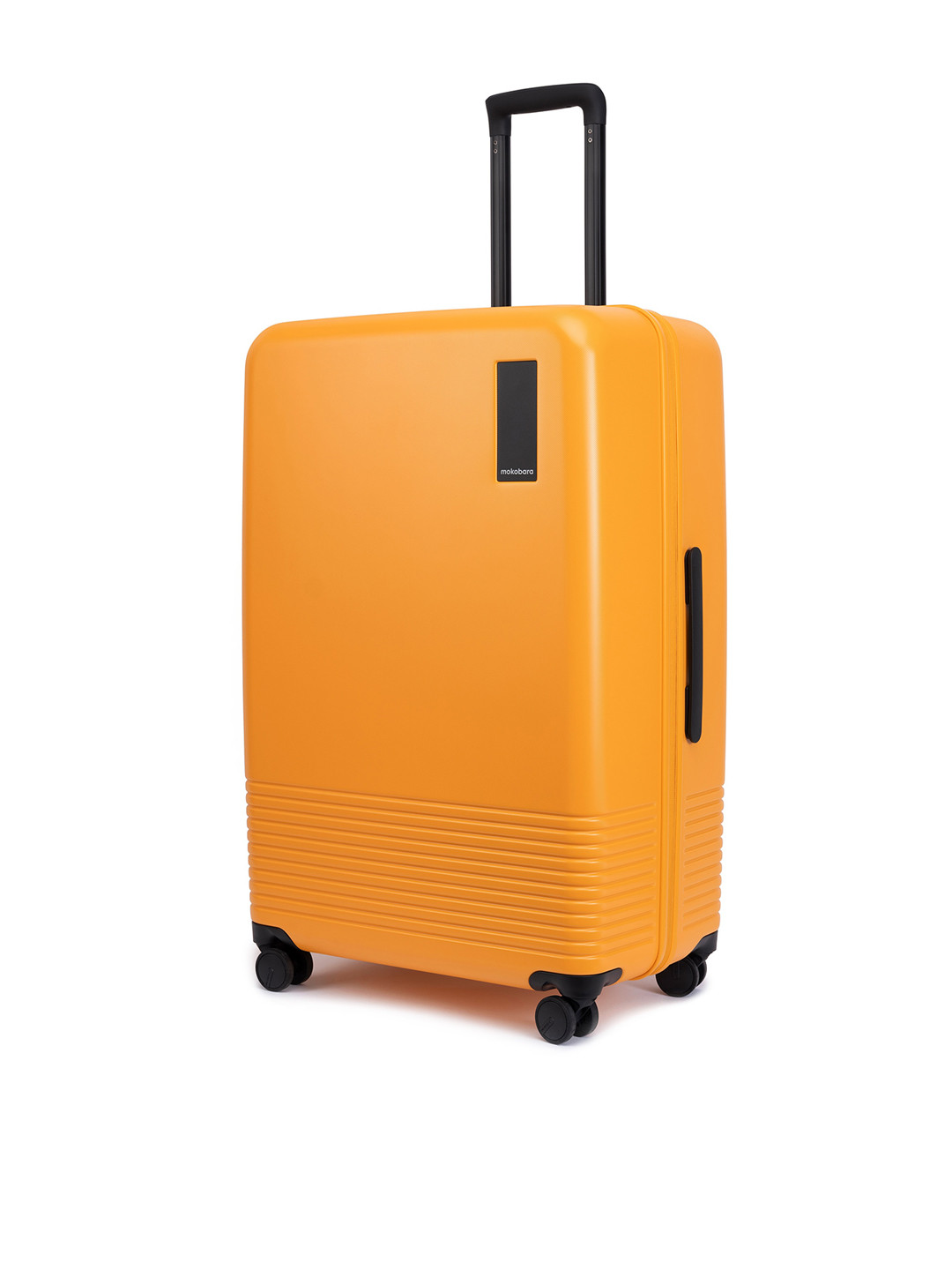 

MOKOBARA Unisex Yellow Textured Check-In Large Trolley Bag