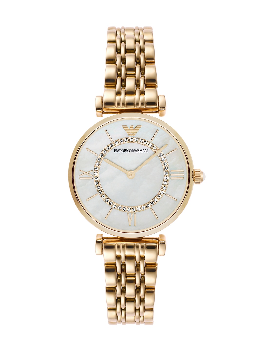 

Emporio Armani Women Mother-of-Pearl Dial Watch AR1907I, White