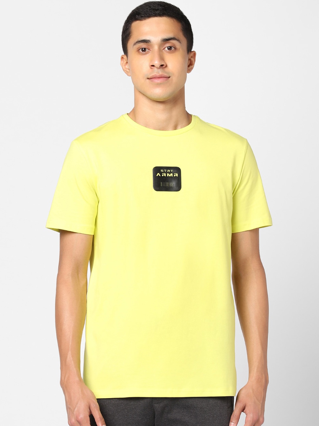 

Street Armor by Pantaloons Men Yellow T-shirt