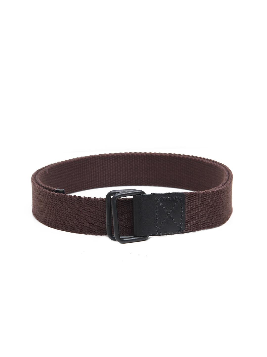 

Calvadoss Men Brown Woven Design Canvas Belt