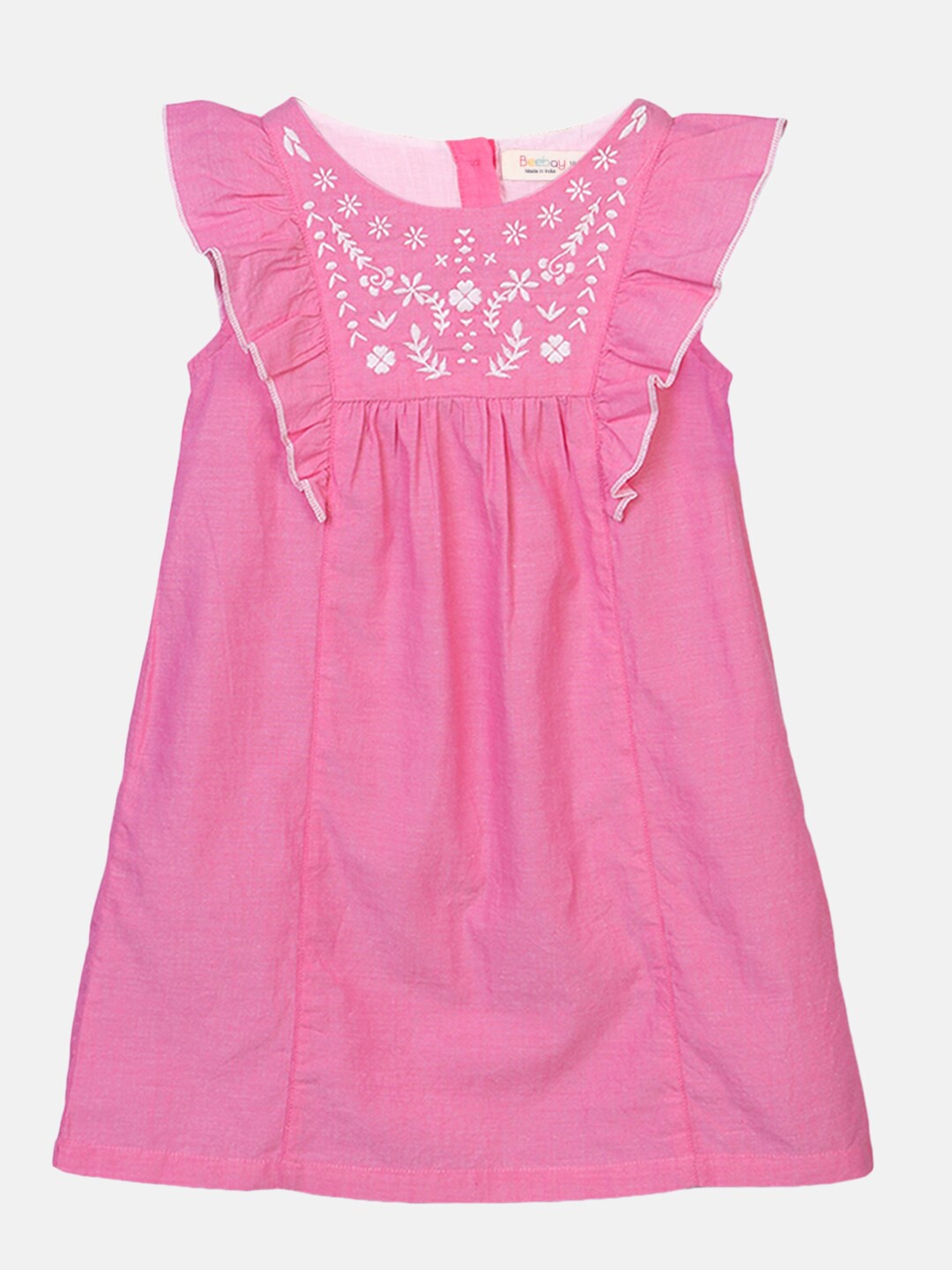 

Beebay Girls Pink A-Line Dress