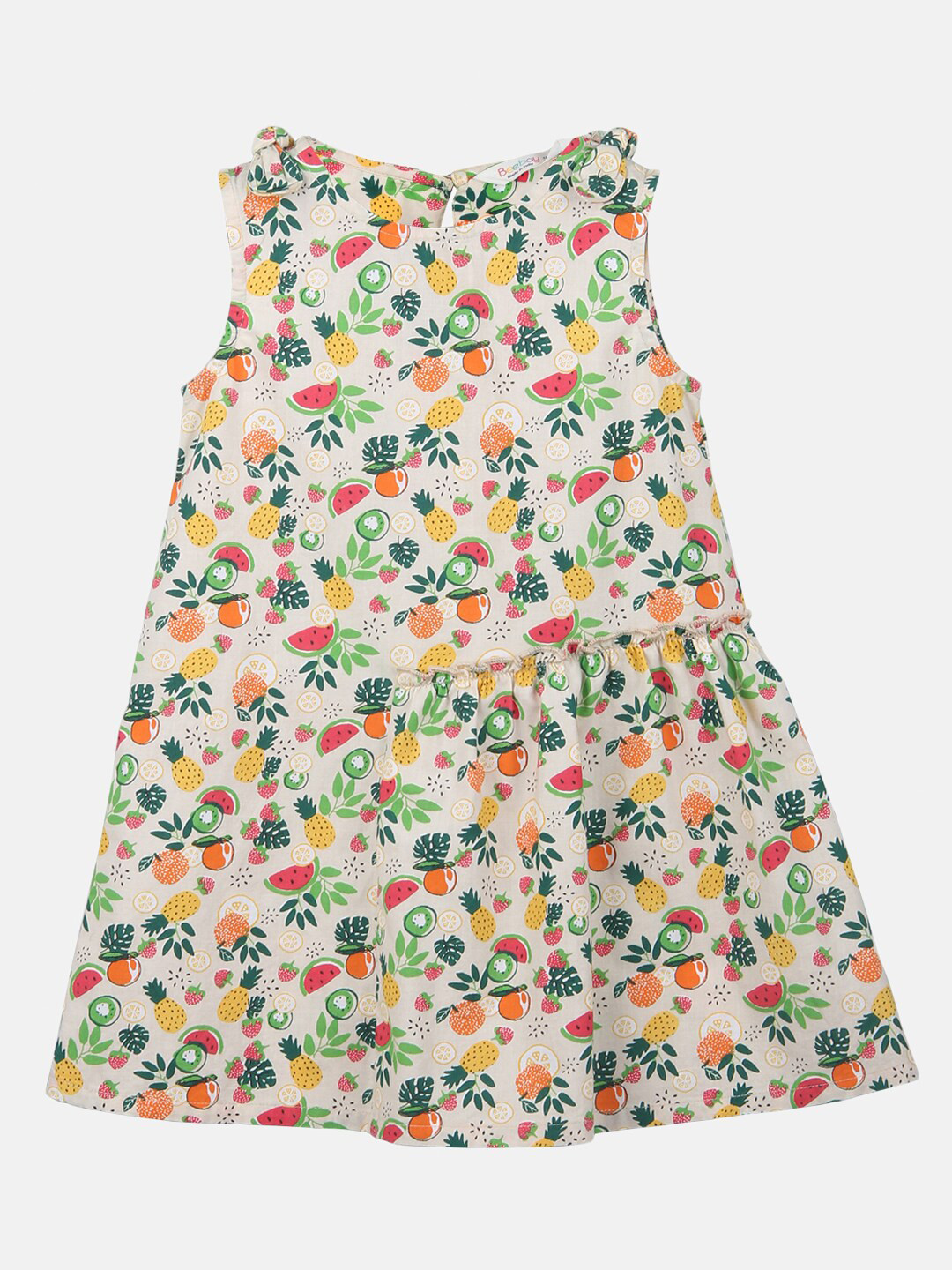 

Beebay Multicoloured A-Line Cotton Dress, Multi