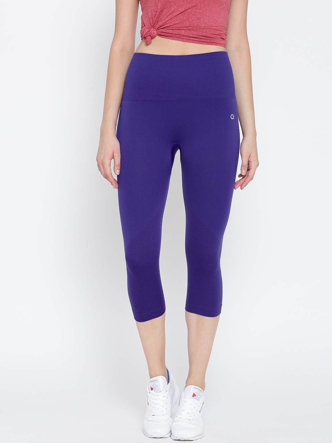 

Amante Purple Activewear Capris