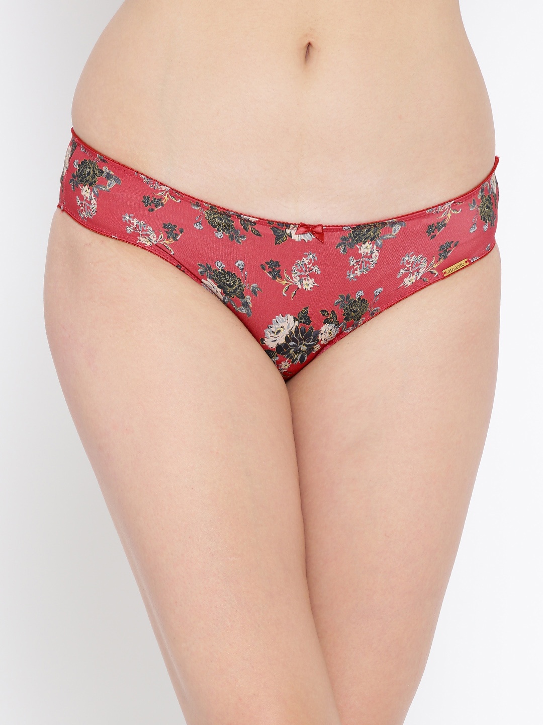 

Amante Women Red Printed Bikini Briefs PAN26301