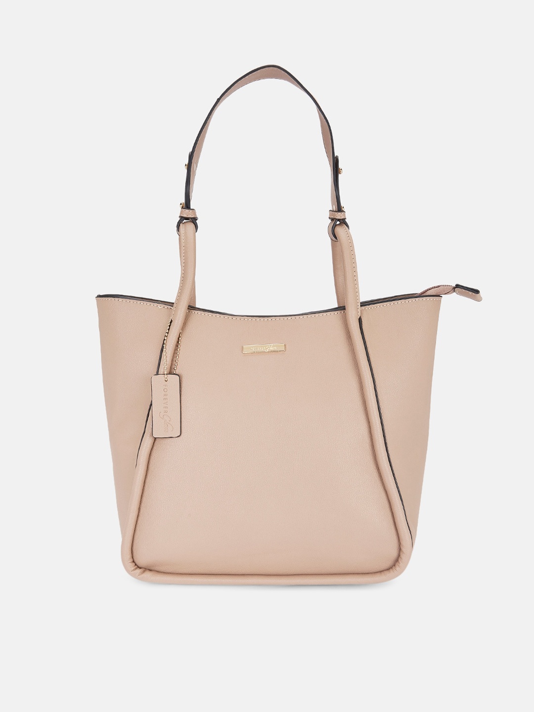 

Forever Glam by Pantaloons Women Brown Textured Structured Shoulder Bag