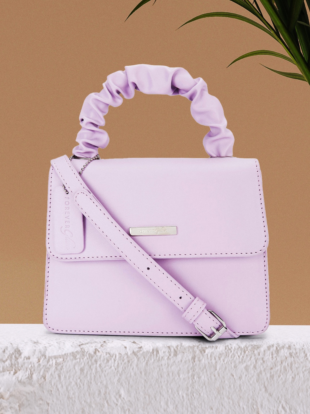 

Forever Glam by Pantaloons Purple Bucket Satchel