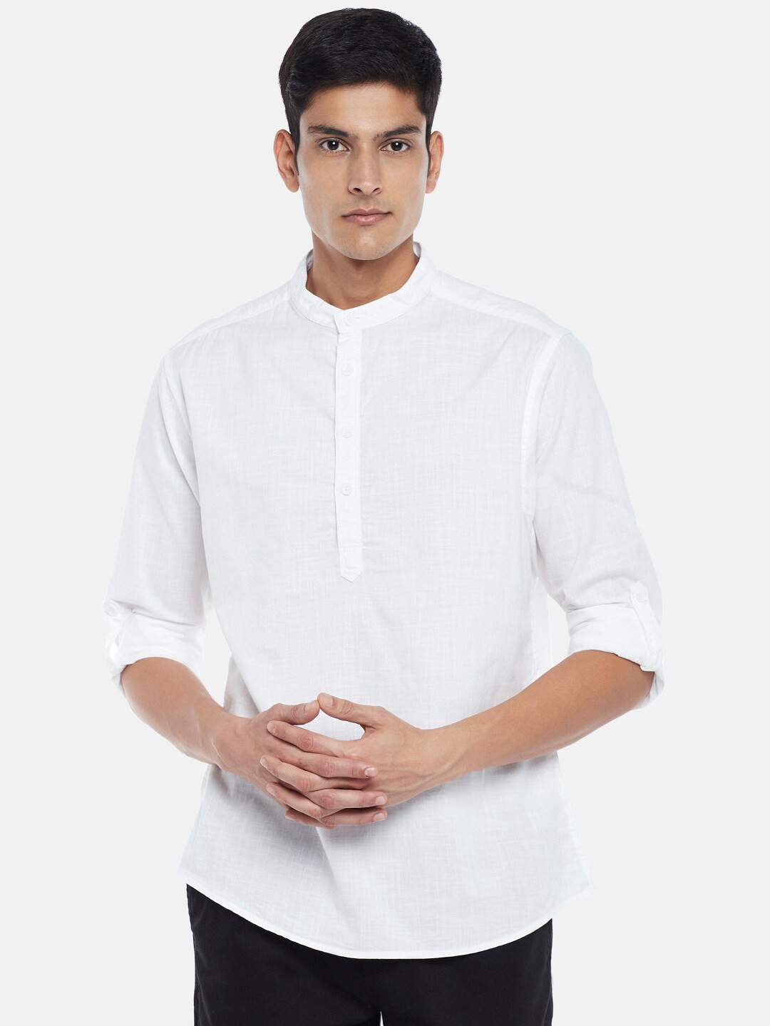 

Urban Ranger by pantaloons Men White Pure Cotton Kurta