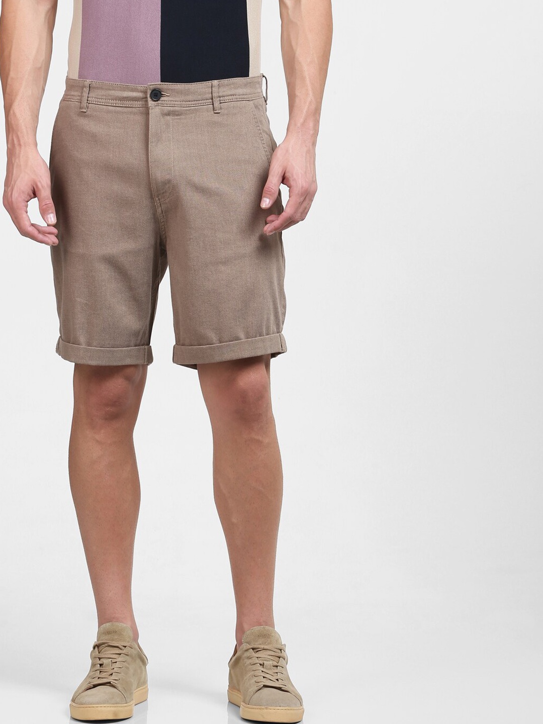 

SELECTED Men Brown Chino Shorts