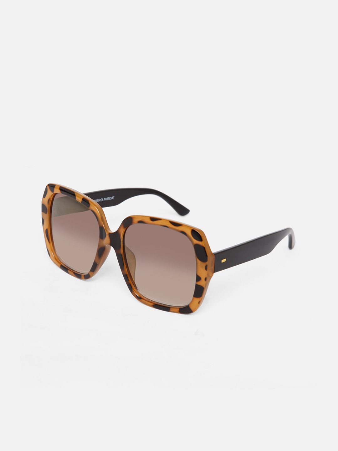 

Vero Moda Women Black Lens & Brown Full Rim Square Sunglasses