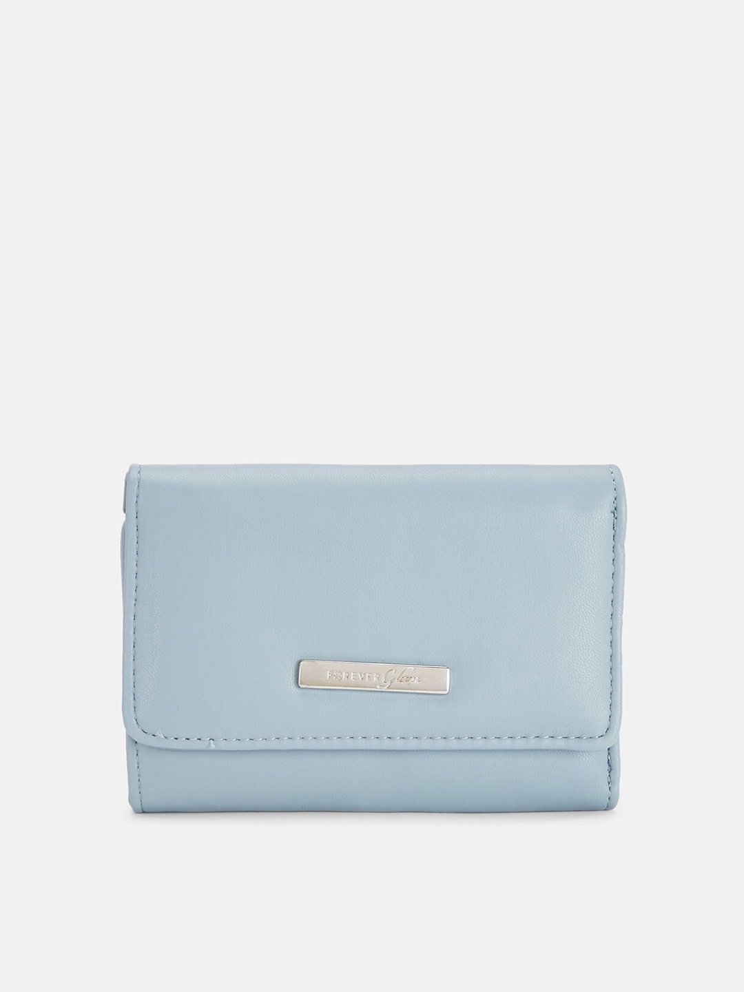 

Forever Glam by Pantaloons Women Blue Two Fold Wallet