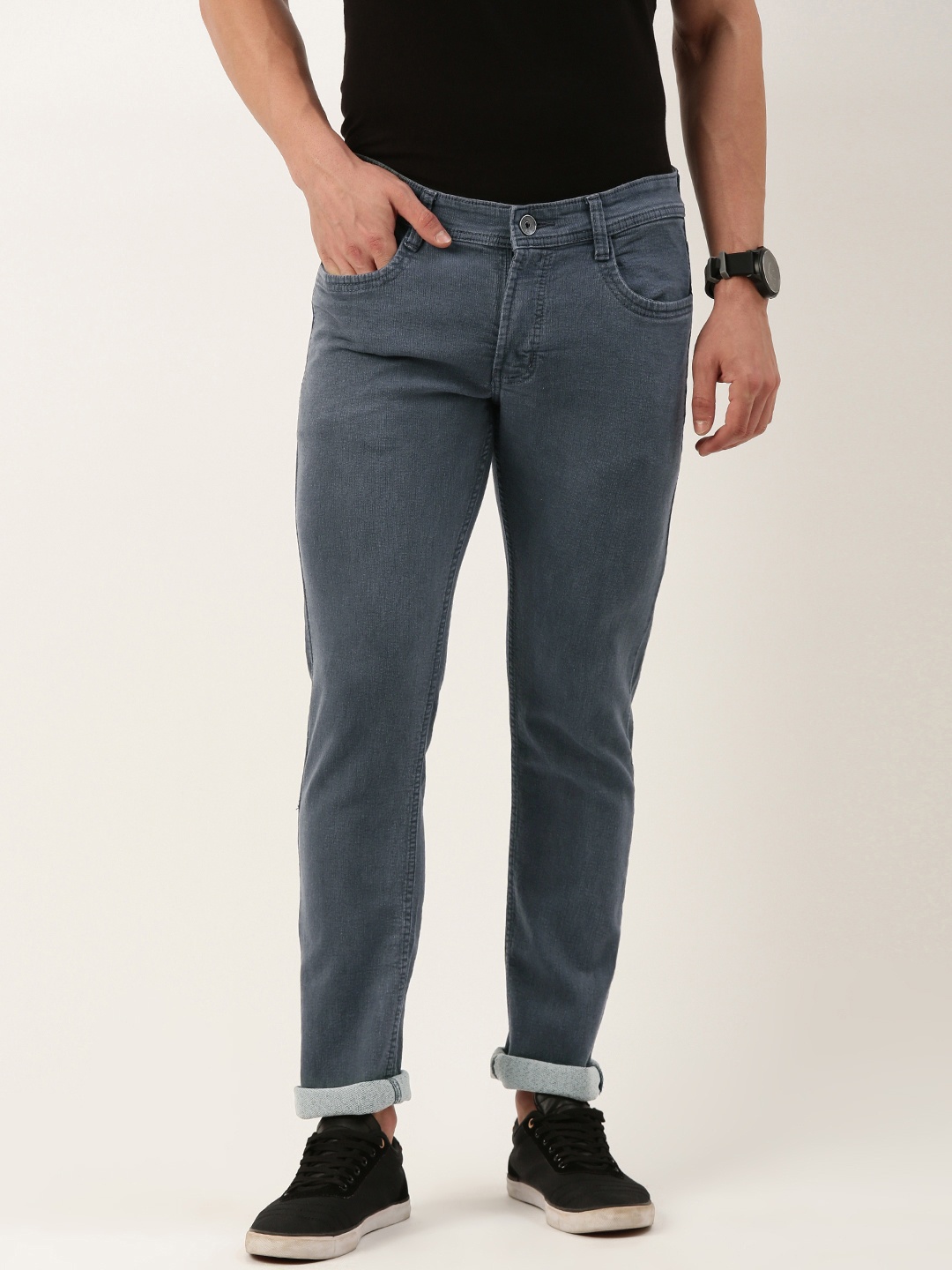 

IVOC Men Grey Jean Stretchable Jeans