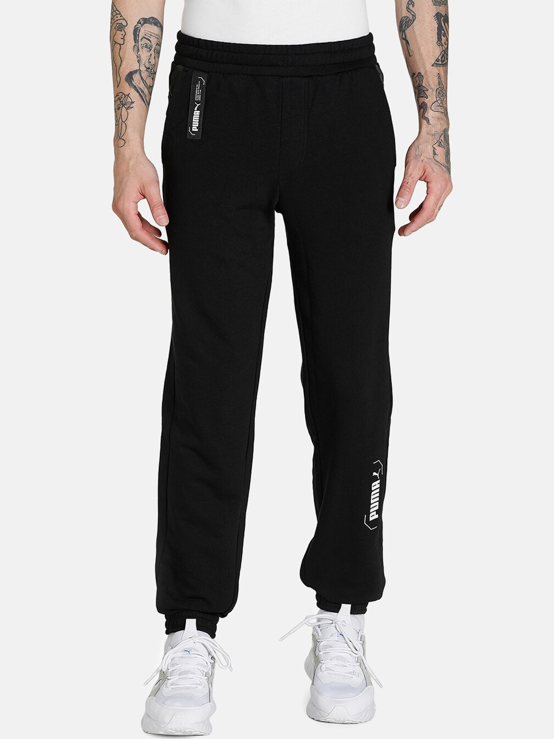 

Puma Men Black Regular Fit Sports Joggers