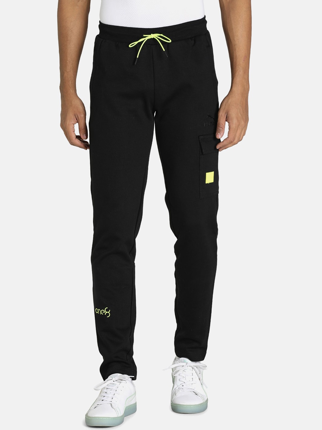 

Puma Men Black One8 Virat Kohli Knitted Slim Fit Track Pants