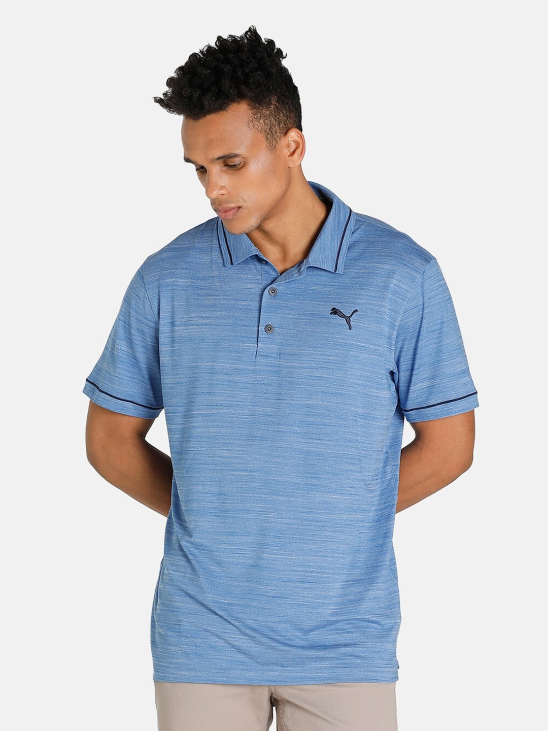 

Puma Men Blue CLOUDSPUN Monarch T-shirt