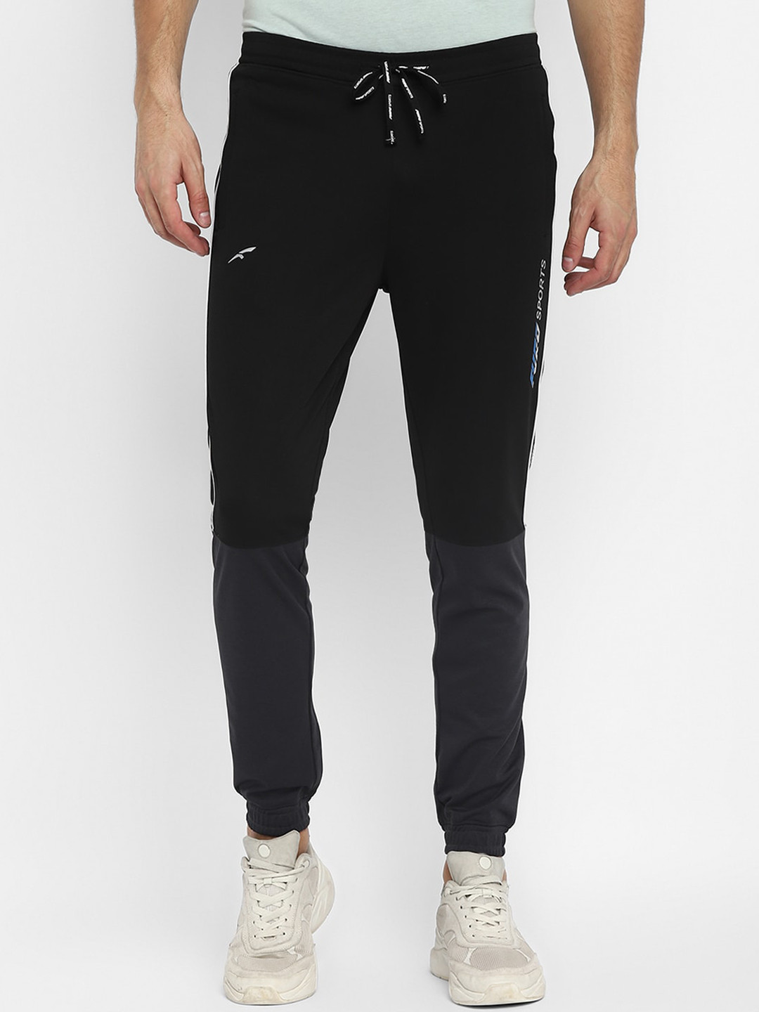 

FURO by Red Chief Men Black Joggers