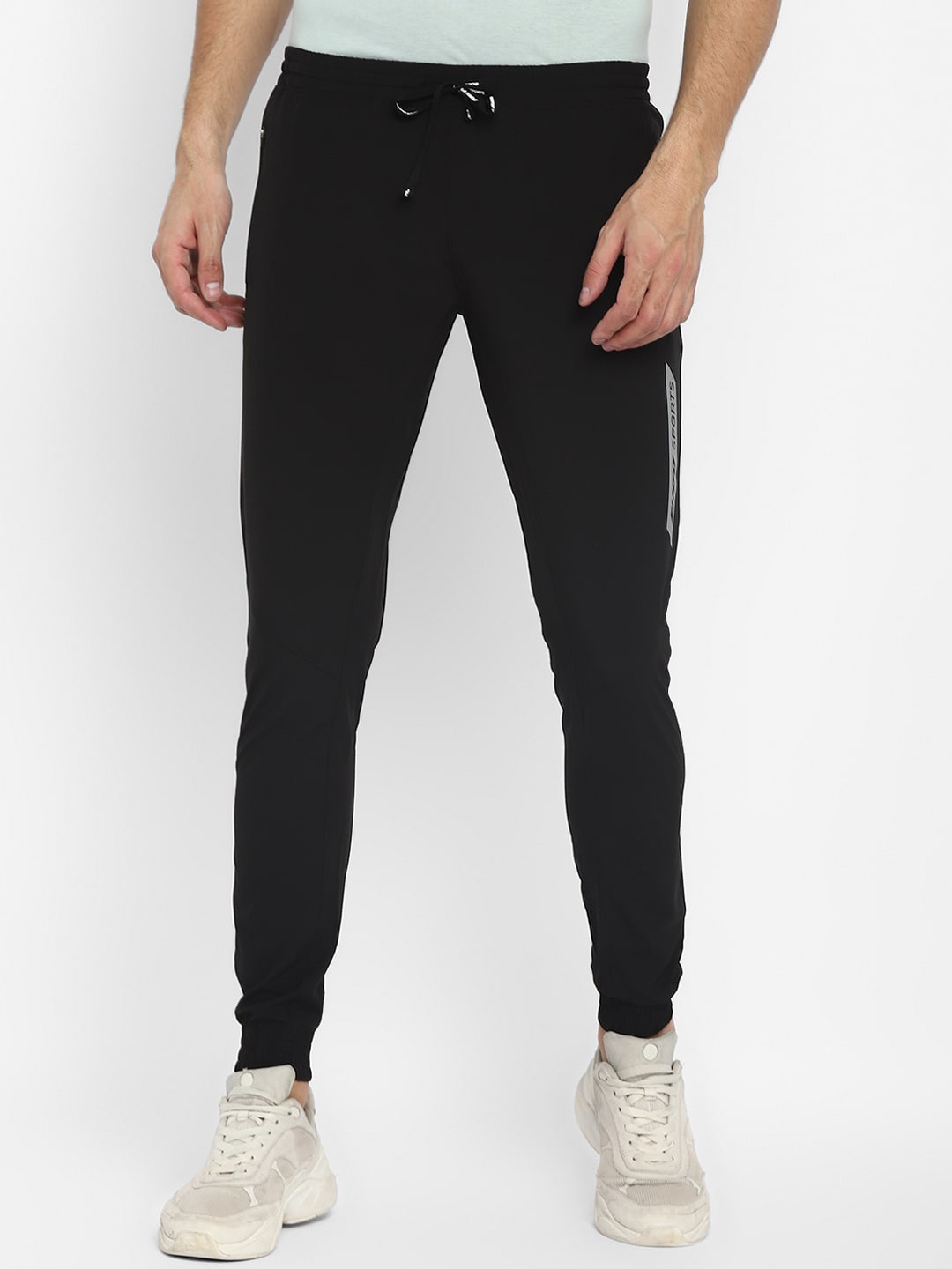 

FURO by Red Chief Men Black Solid Joggers