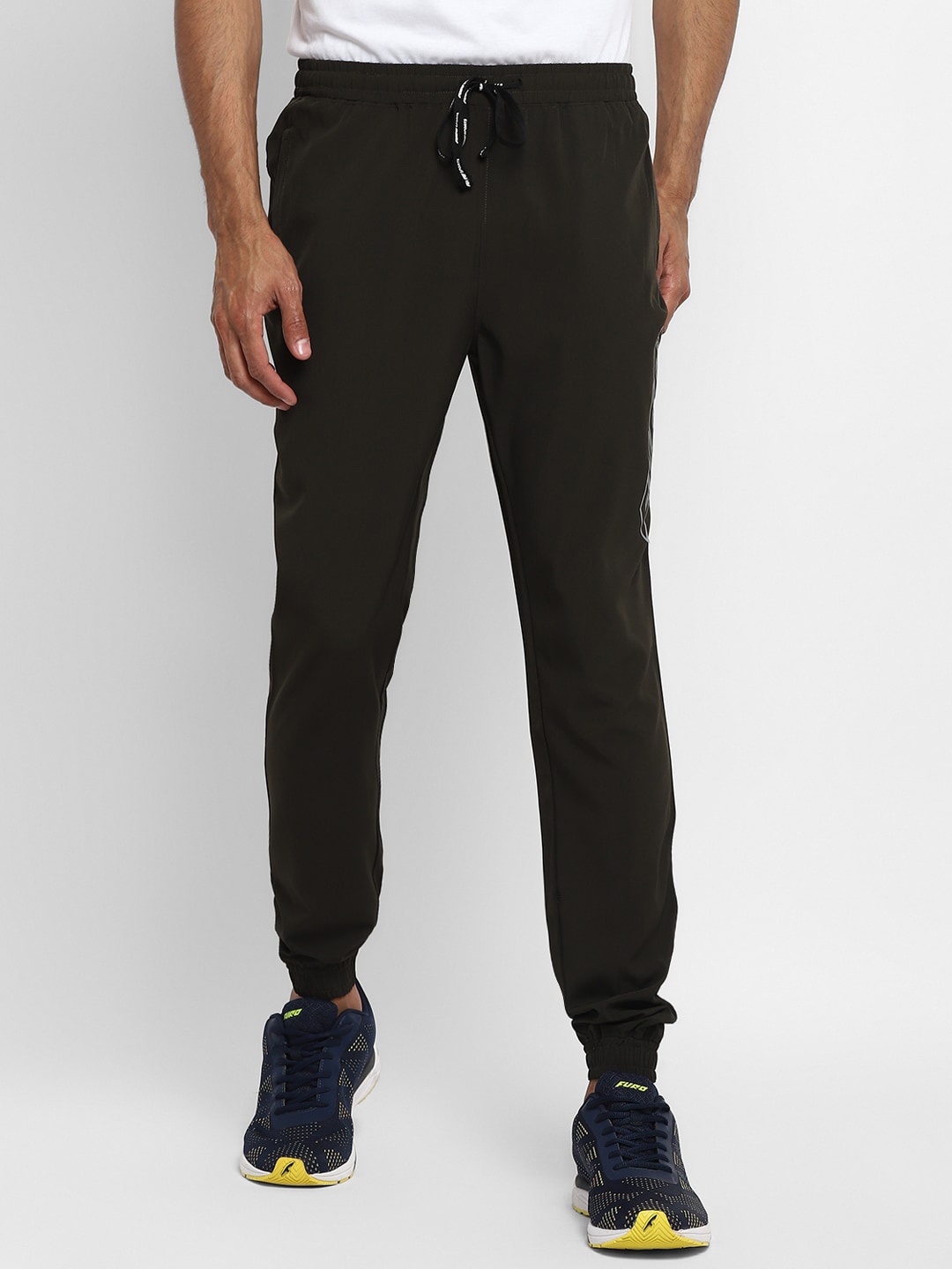 

FURO by Red Chief Men Olive Solid Joggers