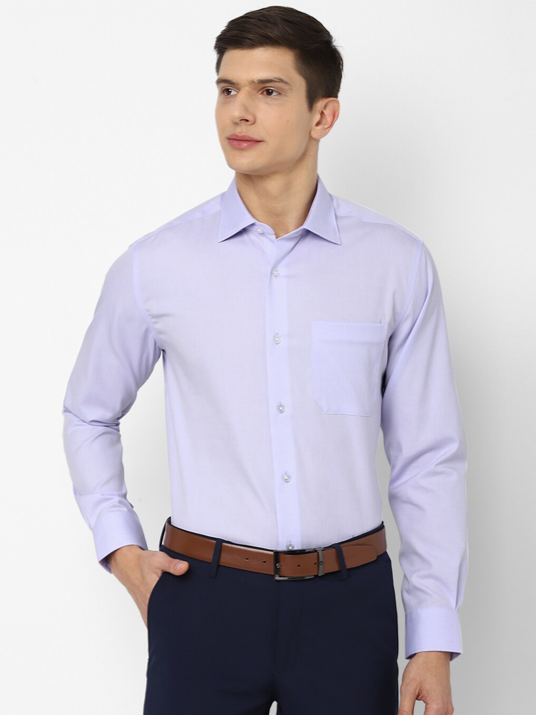 

Louis Philippe Men Purple Formal Shirt