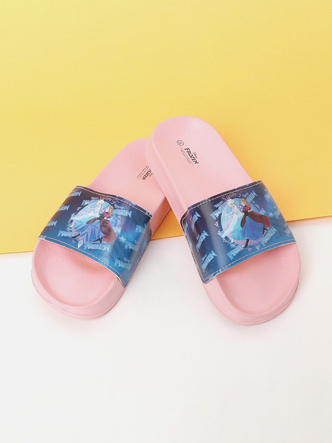 

Fame Forever by Lifestyle Girls Pink & Blue Printed Sliders