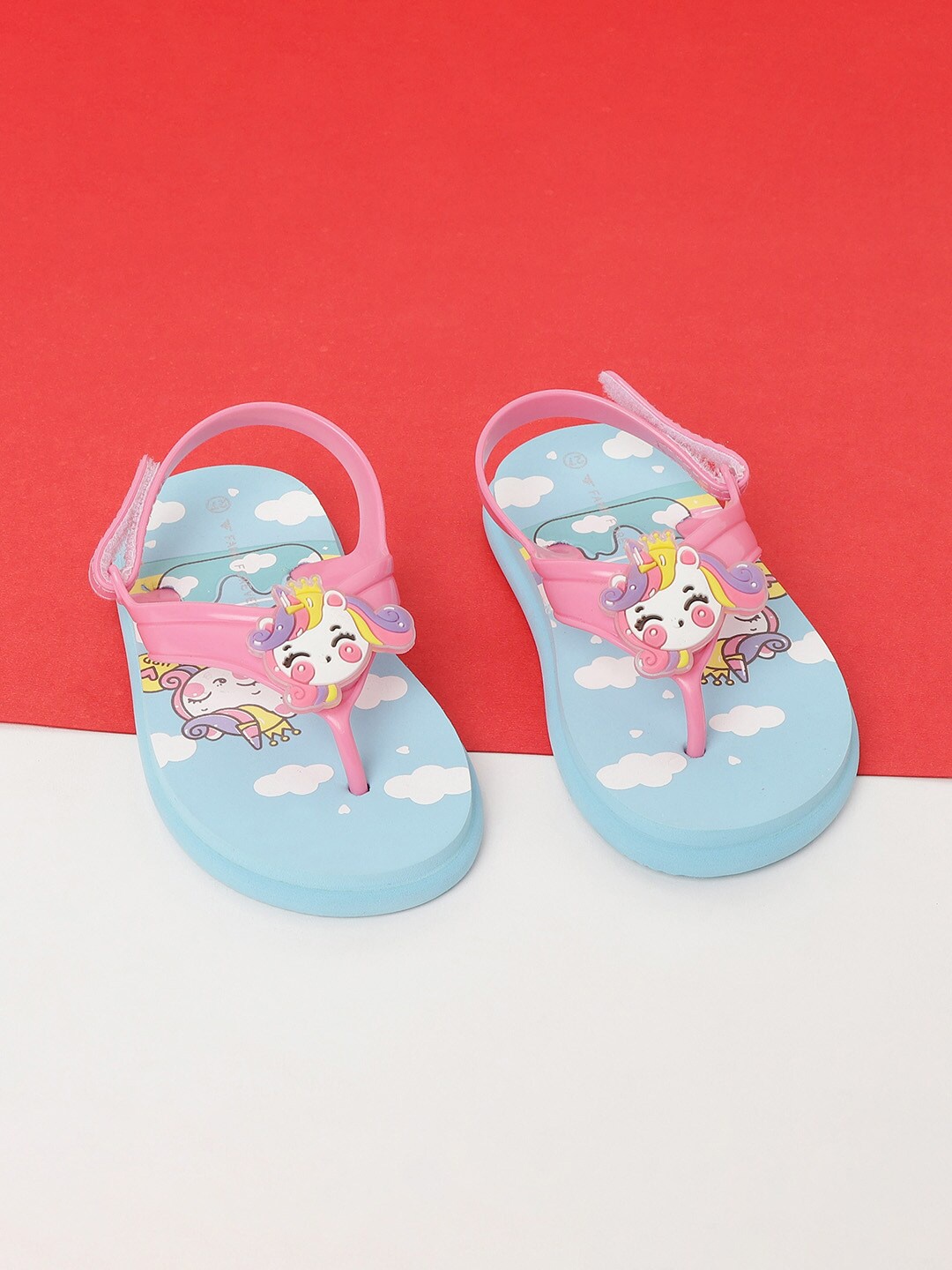 

Fame Forever by Lifestyle Girls Blue & Pink Printed Room Slippers