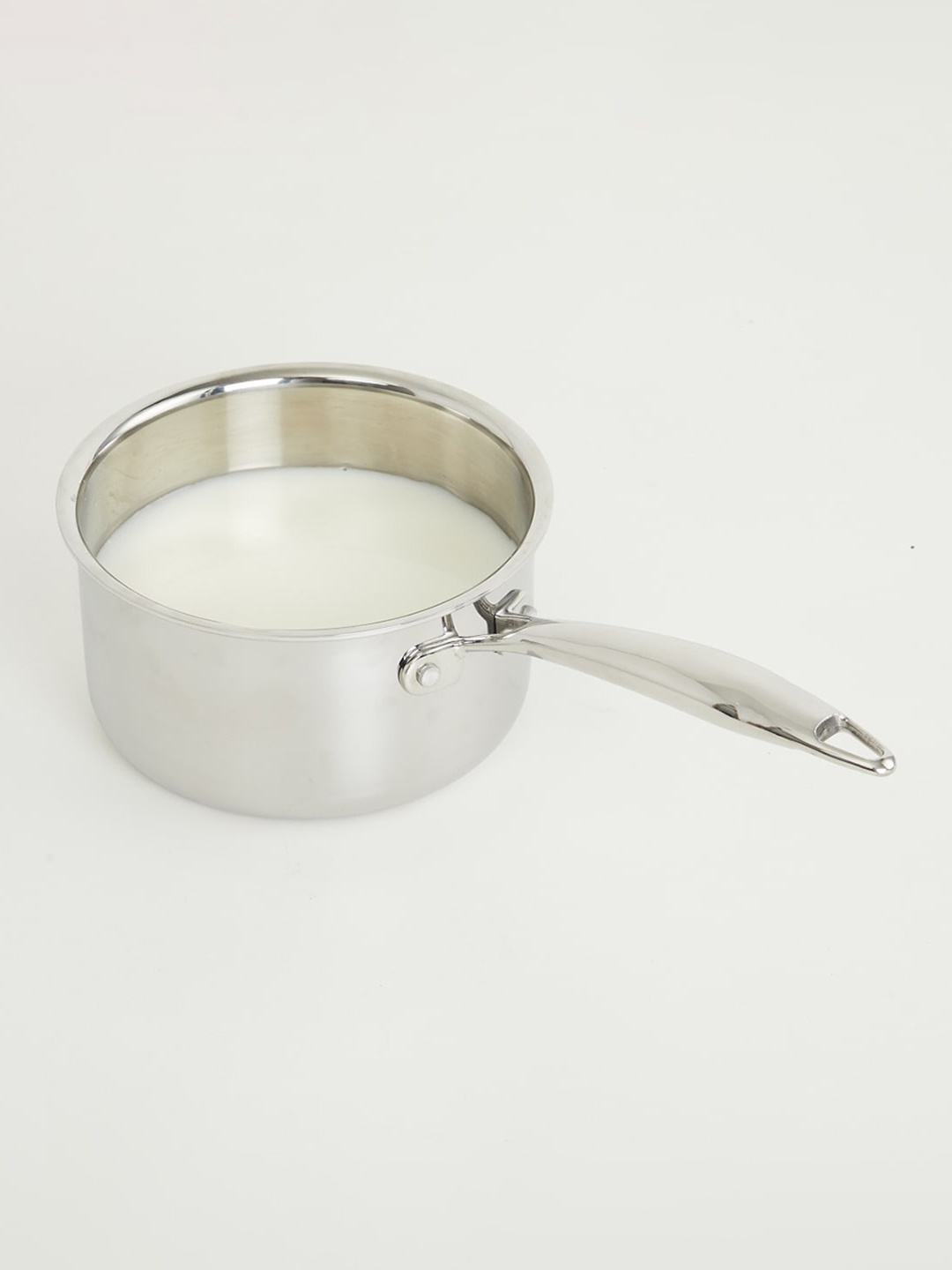 

Home Centre Silver-Toned Chef Special Stainless Steel Milk Pan 1.7 L