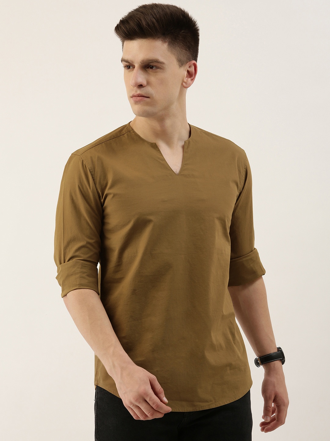

Bene Kleed Men Tan Kurta