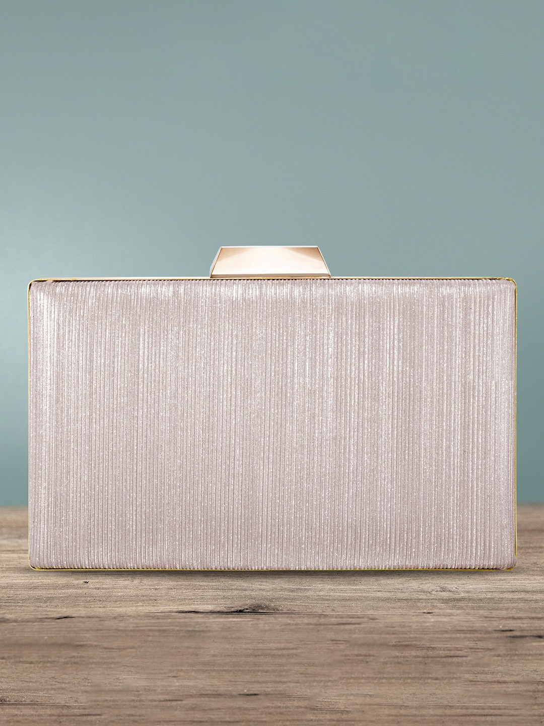 

Peora Rose Gold Purse Clutch