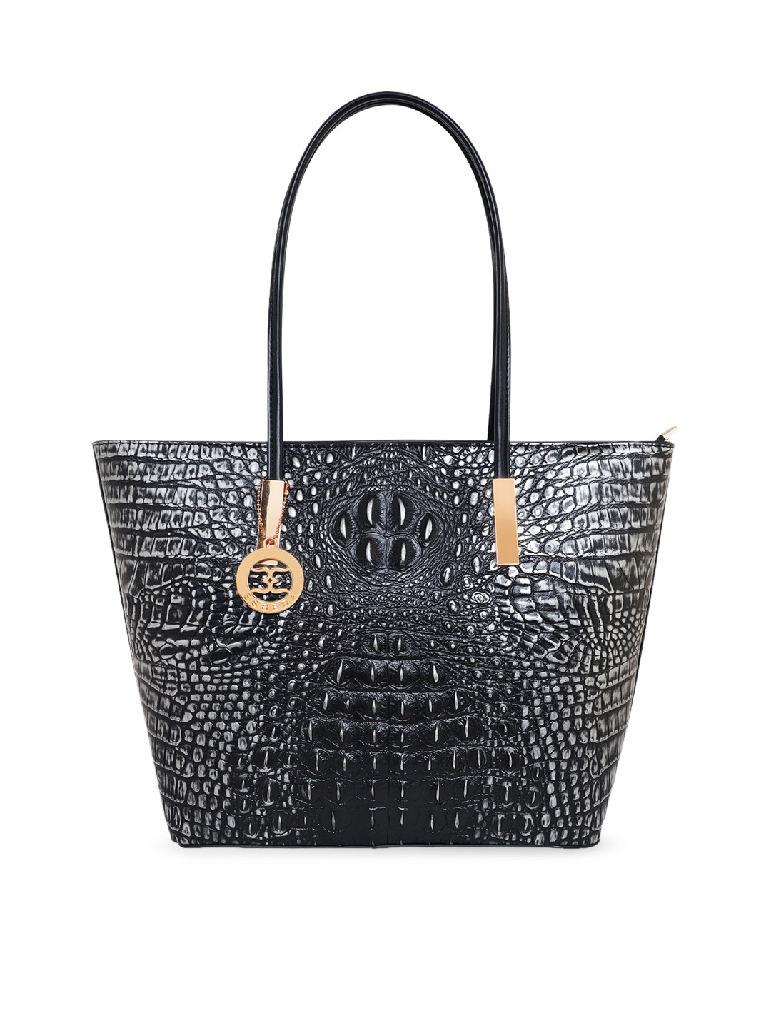 

ESBEDA Women Grey Textured Structured Shoulder Bag