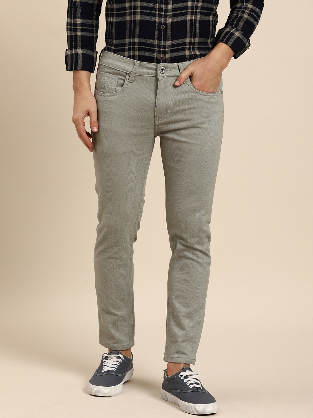 

Being Human Men Comfort Stretchable Jeans, Green
