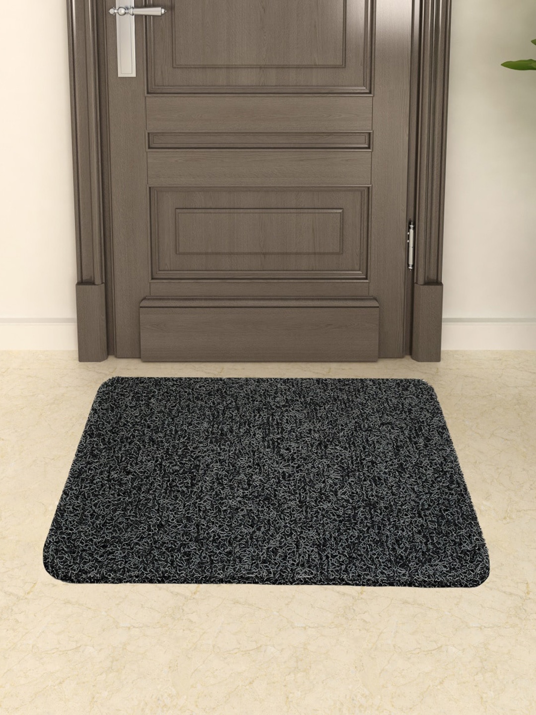 

Home Centre Black Solid Anti-Skid Doormats