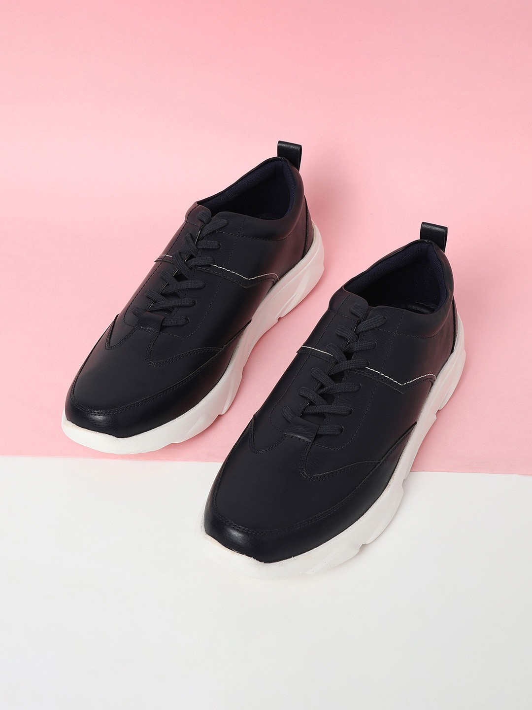 

Forca by Lifestyle Men Navy Blue Solid PU Sneakers