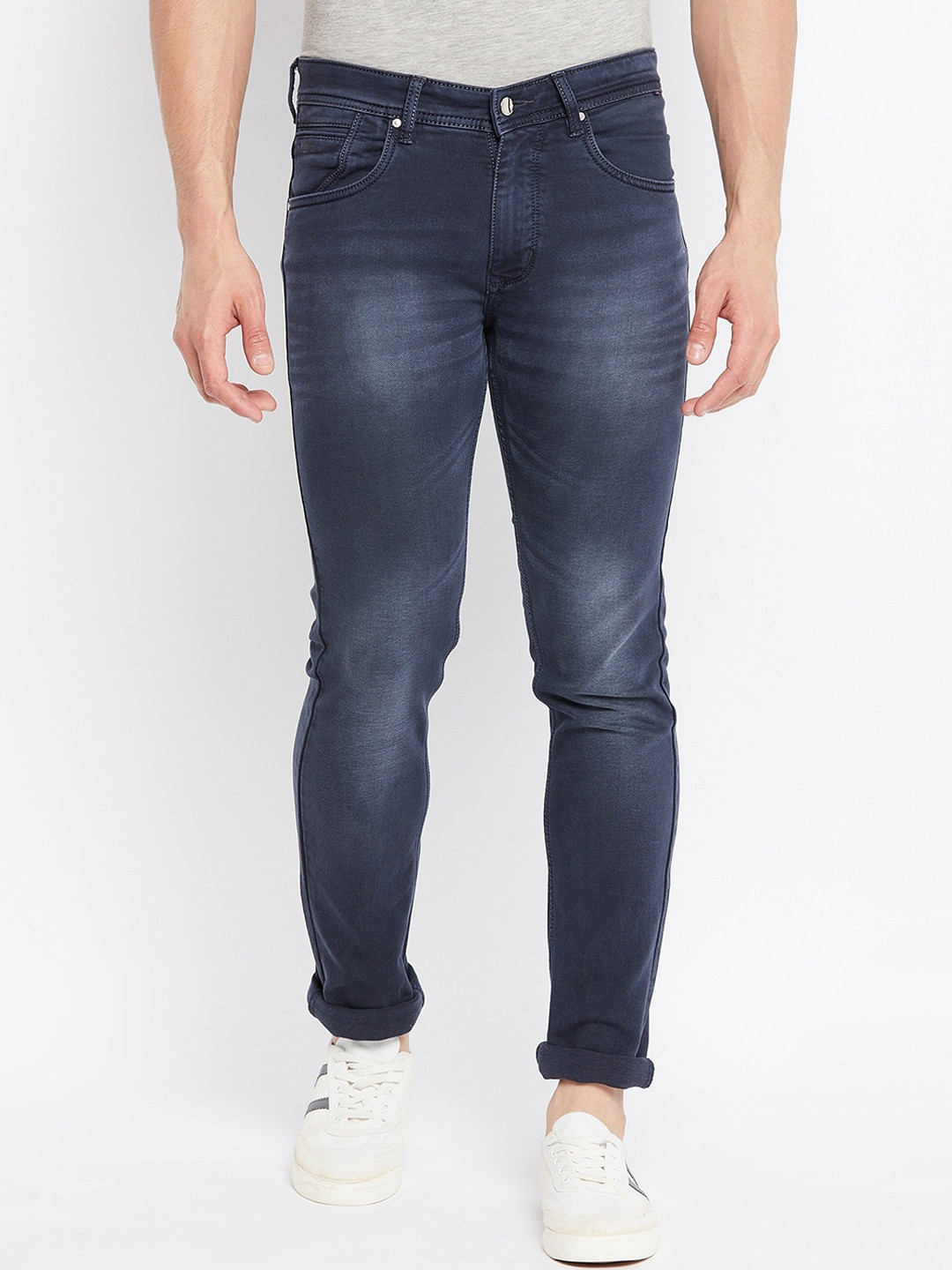

Duke Men Grey Slim Fit Light Fade Stretchable Jeans