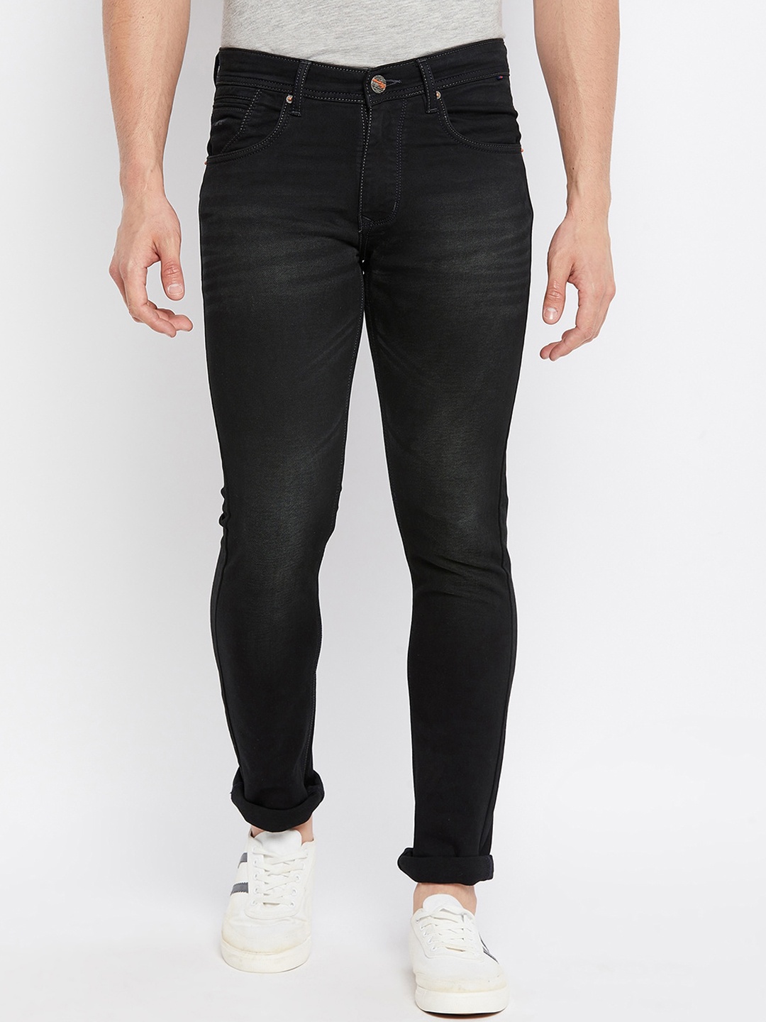

Duke Men Black Slim Fit Light Fade Stretchable Jeans