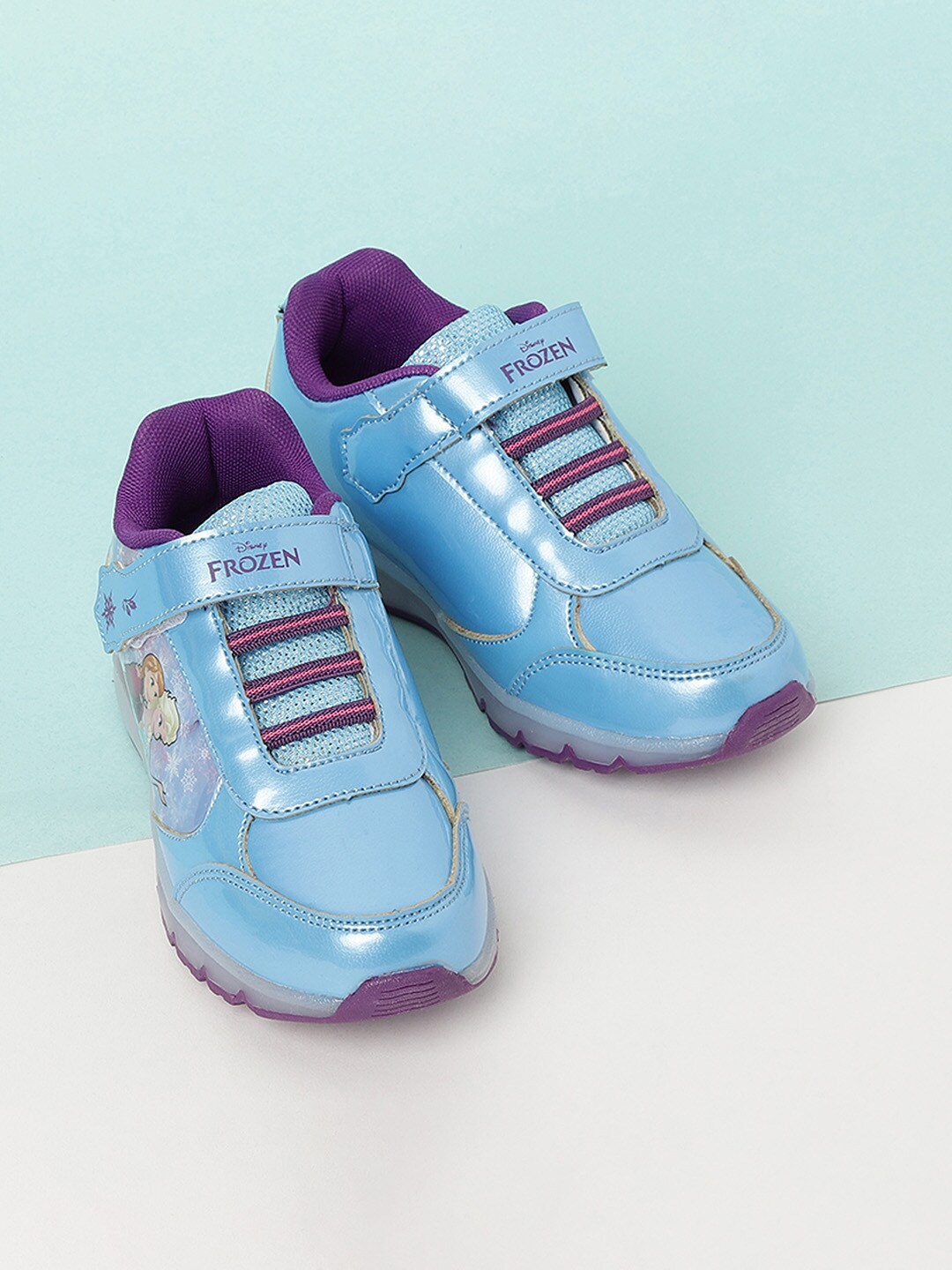 

Fame Forever by Lifestyle Girls Blue Frozen Printed Sneakers