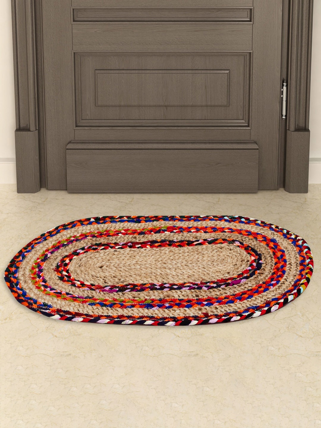 

Home Centre Brown Woven Jute Dhurrie