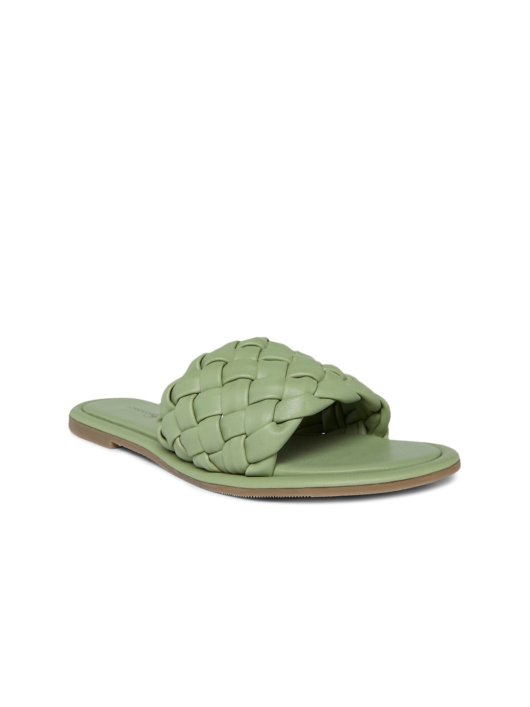 

Forever Glam by Pantaloons Women Green Open Toe Flats