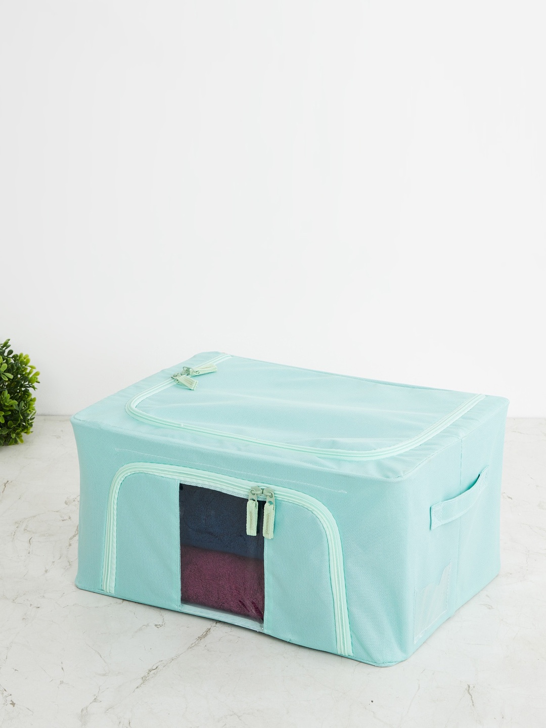 

Home Centre Teal Solid Foldable Organisers