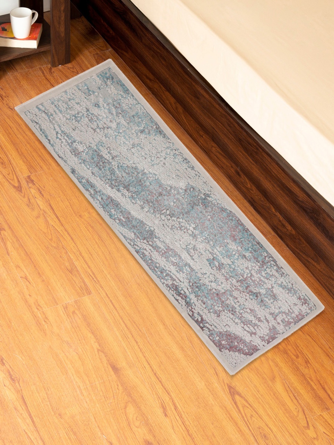 

Home Centre Grey Marble Textured Runner