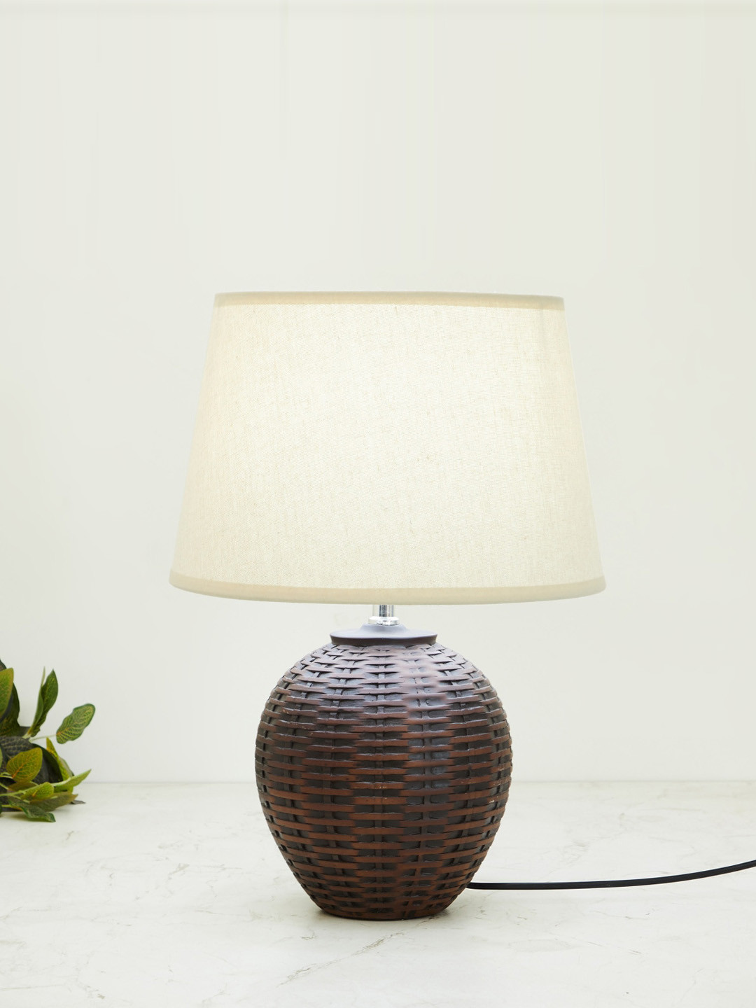 

Home Centre Brown Textured Table Lamp