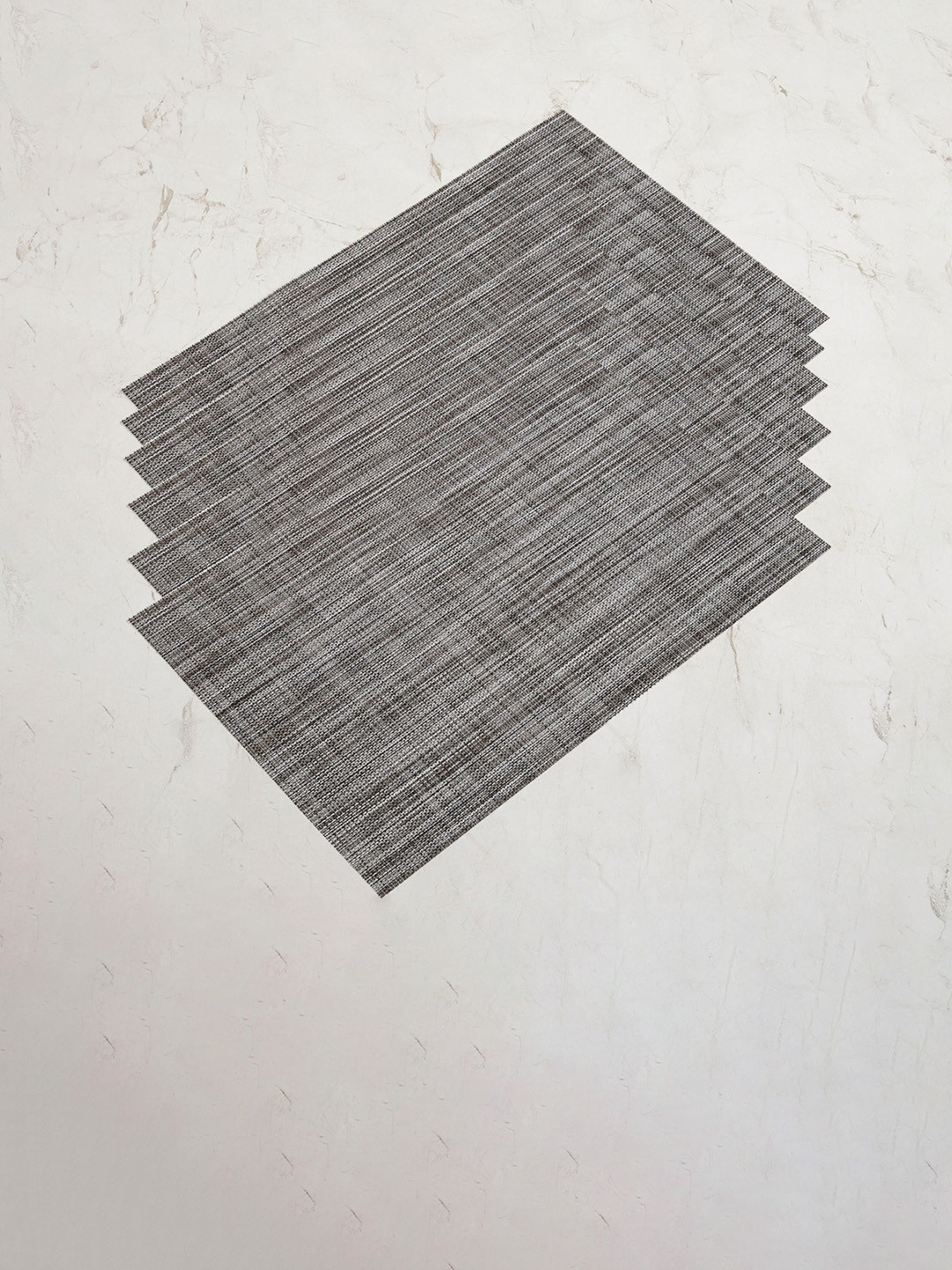 

Home Centre Set of 6 Grey Textured PVC Table Placemats