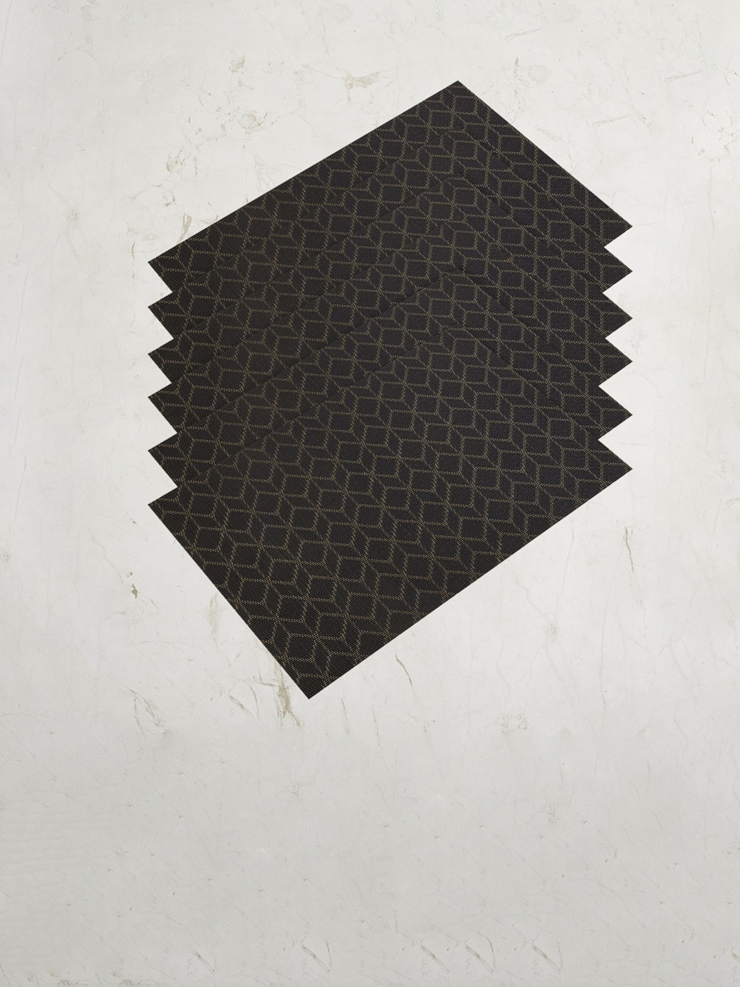 

Home Centre Set Of 6 Brown Textured PVC Placemat